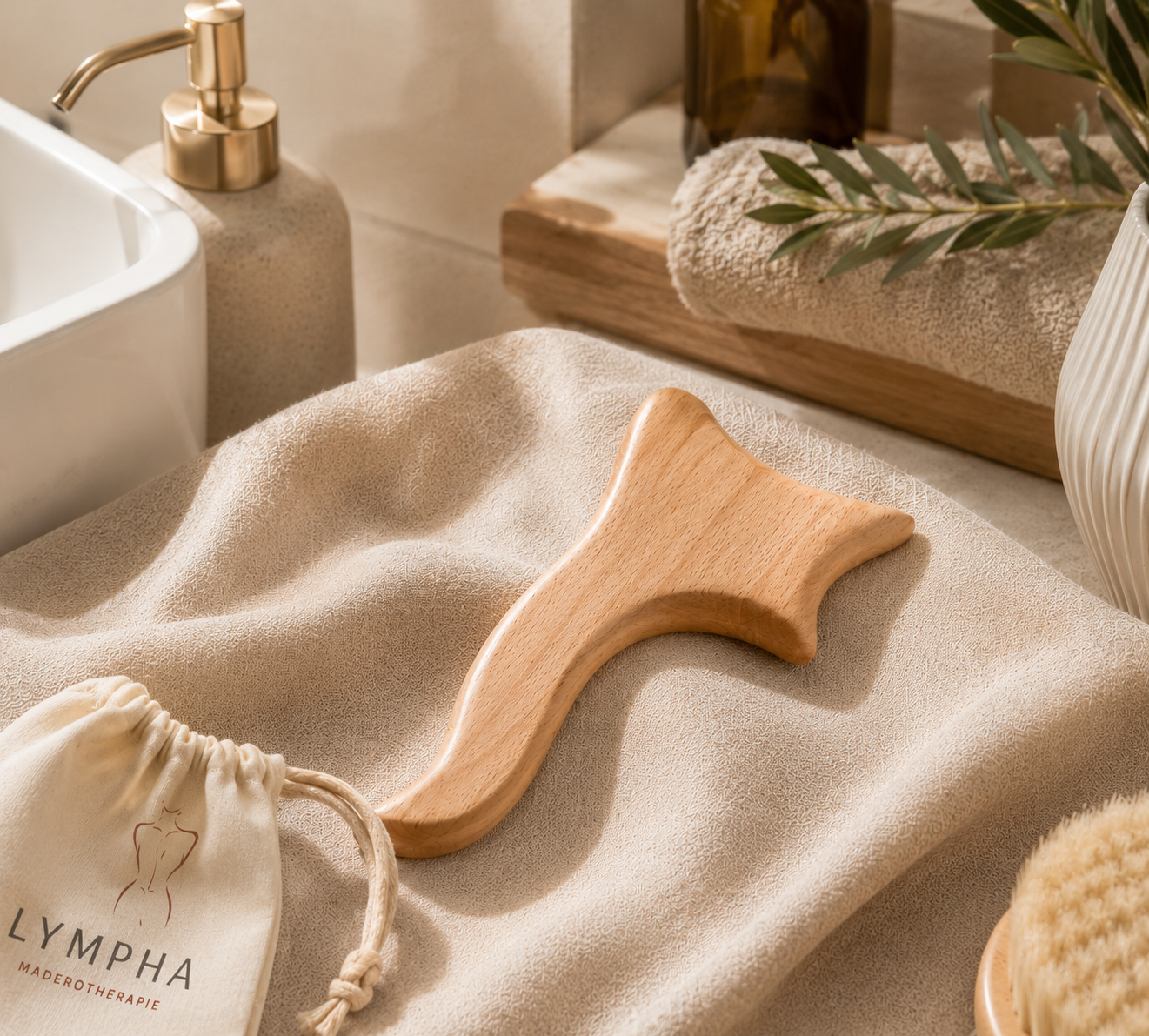 Gua sha et outils de drainage lymphatique Lympha